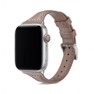 Apple Watch női bőrszíj - Barna Óra mérete: 38/40/41mm, Szíj színe: Sötétbarna