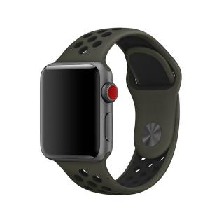 Apple Watch sportszíj - Khaki Óra mérete: 38/40/41mm, Szíj hossza: M-L (közepes és széles csukló), Szíj színe: Khaki