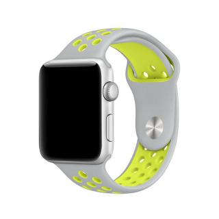 Apple Watch sportszíj - Silver volt Óra mérete: 38/40/41mm, Szíj hossza: S-M (kicsi és közepes csukló), Szíj színe: Silver-Volt