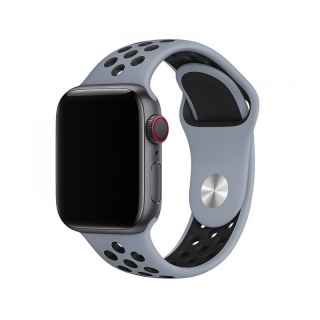 Apple Watch sportszíj - Szürke Óra mérete: 38/40/41mm, Szíj hossza: M-L (közepes és széles csukló), Szíj színe: Fog