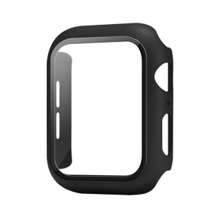 Apple Watch védőtok edzett üveggel - Fekete Óra mérete: 41mm