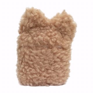 Fluffy AirPods 1/2 tok - Mokka mackó