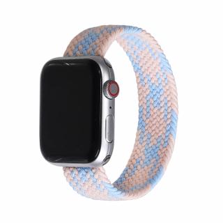 Fonott felhúzható Apple Watch óraszíj - Diamond Pink Óra mérete: 38/40/41mm, Szíj hossza: M (Közepes csuklókerület), Szíj színe: Világos rózsaszín