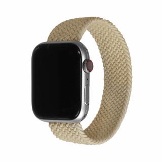 Fonott felhúzható Apple Watch óraszíj - Mogyoró Óra mérete: 38/40/41mm, Szíj hossza: M (Közepes csuklókerület), Szíj színe: Mogyoró barna