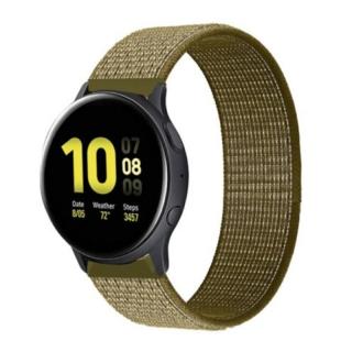 Nejlonos óraszíj okosórára - Olívabogyó Óra mérete: 22mm, Szíj színe: Khaki