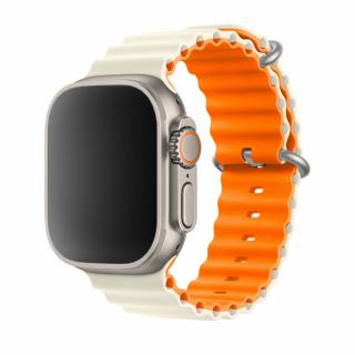 Stílusos Oceán szíj - Bézs Óra mérete: 38/40/41mm, Szíj színe: Bézs