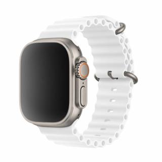 Szilikon Oceán szíj - Fehér Óra mérete: 38/40/41mm, Szíj színe: Fehér