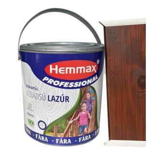 Hemmax Professional Vízbázisú Lazúrfesték 2,5L Gesztenye