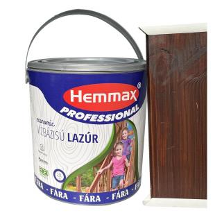 Hemmax Professional Vízbázisú Lazúrfesték 2,5L Paliszander