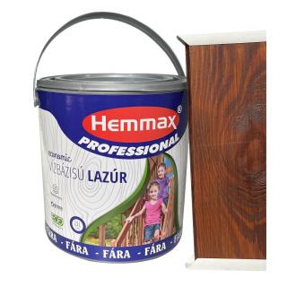 Hemmax Professional Vízbázisú Lazúrfesték 2,5L Teak/Tik