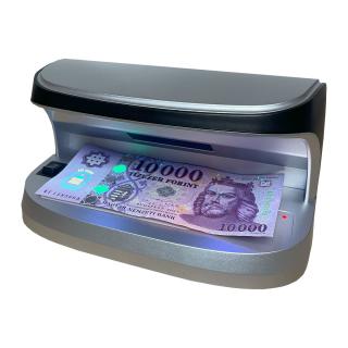 NextCash NC-V22 akkumulátoros hordozható bankjegyvizsgáló LED UV lámpa vízjel és mágneses vizsgálat funkcióval (UV+WM+MG)