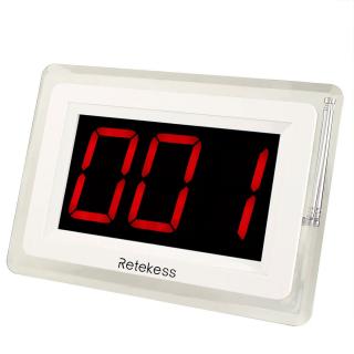 Retekess T114D asztali LED kijelző sorszámhívó, vendéghívó rendszerhez