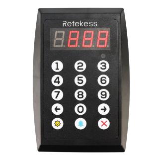 Retekess TD101K hívóbillentyűzet sorszámhívó és ügyfélhívó rendszerhez