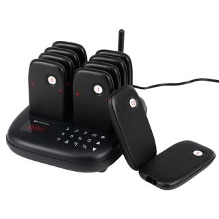 Retekess TD175S mini vezeték nélküli éttermi ügyfélhívó, vendéghívó rendszer 10db hívókártyával