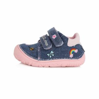 D.D Step kislány barefoot vászoncipő