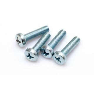 Domborúfejű kereszthornyos csavar horganyzott M 3x40