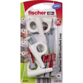 Fischer EasyHook szemmel+Duopower Dübel 8x40