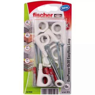 fischer gyorsan beépíthető akasztó EasyHook szemmel + DuoPower 6x30