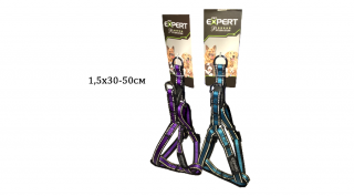 419,72 Textil hám-egyszínű-fényvisszaverős 1,5x30-50cm PET EXPERT