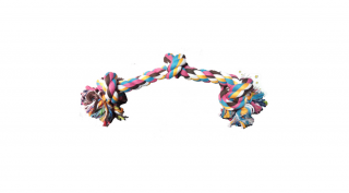 484,83 Kutyajáték-Kötél  3 csomós 50cm 490-500g