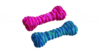 485,35 Kutyajáték-Zebracsíkos gumicsont 15,5-19cm