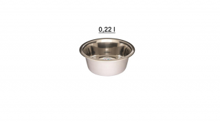 BK18231 Standard fém tál 0,22L