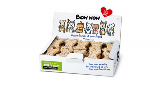 BW333A Kutya jutalomfalat - NATURAL PREBIO csont kollagénnel - Marhapacal és vörös áfonya (30db/csomag)