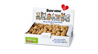 BW359 Kutya jutalomfalat - NATURAL PREBIO golyó kollagénnel - Marhatüdő és inulin 900g