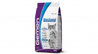 Gemon Cat Prémium száraz macskaeledel STERIL - tonhal és lazac 2kg