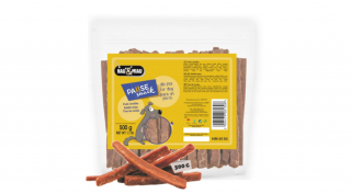 HM8130 Kutya és macska jutalomfalat - 100% Nyúlhús hasábok 500g