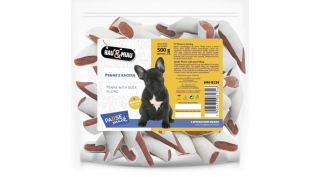 HM8134 Kutya és macska jutalomfalat-Kacsás penne 500g