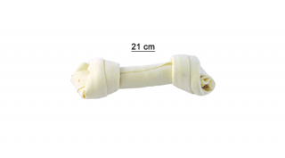 HM83314 Kutya jutalomfalat-Csomózott préselt csont kalciumos 21cm (10db/csomag)