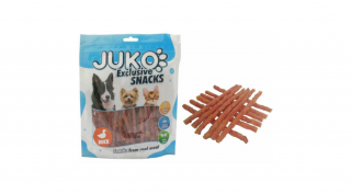 JK14062 Kutya és macska jutalomfalat-Kacsa-édesburgonya stick 250g