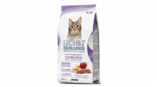 Lechat Excellence Szuperprémium steril kacsa száraz macskaeledel 1,5kg