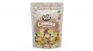 LO80802 Kutya jutalomfalat - Kutyakeksz állatfigurás mix 350g