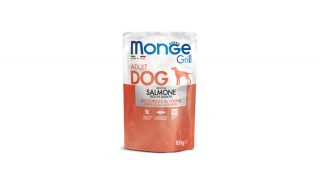 Monge Grill alutasakos kutyaeledel Adult lazac 24x100g