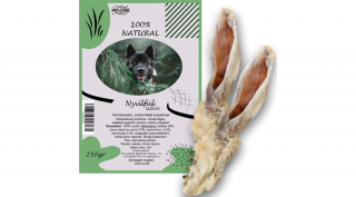 PC069 Kutya jutalomfalat - Nyúlfül-szőrös 250g (kb.17db)