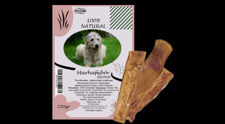 PC072 Kutya jutalomfalat - Szárított marhafejbőr 250g
