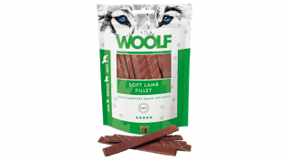 RD1010 Kutya és macska jutalomfalat - Woolf Bárányhús filé 100g (10db/gyűjtő)