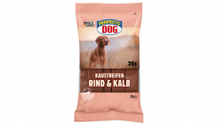RD12293PE Kutya jutalomfalat - Perfecto Dog húslapok marha-borjú 20db/200g (10db/gyűjtő) /RD1234PE/