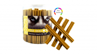 RD16248 Kutya jutalomfalat-Jerky kereszt- sajt 13cm (50db/csomag)