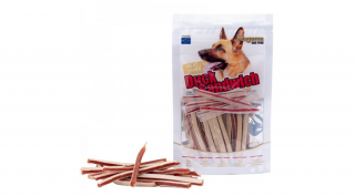RD16572 Kutya és macska jutalomfalat-Magnum kacsa-hal szendvics 80g