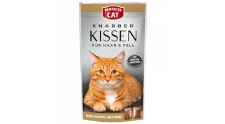 RD2231PE Macska jutalomfalat - Perfecto Cat töltött párnácskák Szőrápoló 50g (9db/gyűjtő)