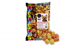 RD7010 Kutya jutalomfalat - Kutyakeksz töltött minirolni MIX 500g