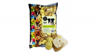 RD7016 Kutya jutalomfalat - Kutyakeksz vaníliás állatfigurák MIX 500g