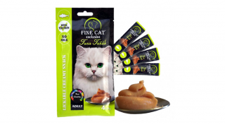 RD8050 Macska jutalomfalat - FINE CAT Exclusive krémsnack TONHAL 4x15g