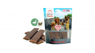 RD812 Fine Dog FAMILY - kacsahús lapok "Duck strips" 200gr