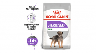 ROYAL CANIN -MINI 1-10 kg STERILISED 1kg, 3kg, 8kg