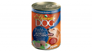 Special Dog Prémium konzerv kutyaeledel Paté Adult bárány-pulyka 400g (24db/gyűjtő)