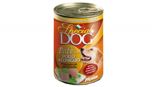 Special Dog Prémium konzerv kutyaeledel Paté Adult csirke-nyúl 400g (24db/gyűjtő)